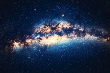 Fototapeta premium Milky Way Galaxy Night Sky