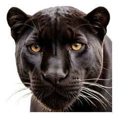 Obraz premium Black Panther with Piercing Eyes and Intense Expression