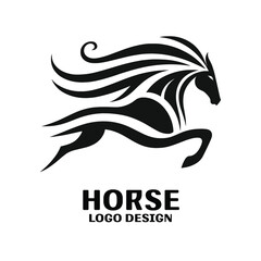 Horse Vector Logo Design