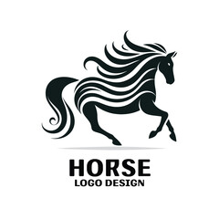 Horse Vector Logo Design