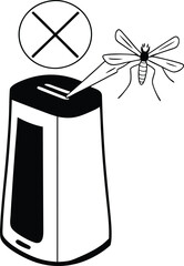 illustration of a Mosquito killer bat