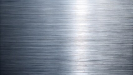 Brushed steel's cool, sleek surface reflects light in a captivating, vertical stream of brilliance, showcasing its smooth, metallic texture.