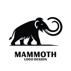 Obraz premium Mammoth Vector Logo Design