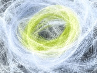 Obraz premium Abstract Swirling Light Blue Green Energy Lines