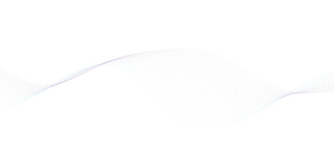 Halftone flowing wavy gradient dots shape isolated on transparent background. Digital future technology concept. Design for web design, music, cover, technology, science, data, banner, flayer, poster.