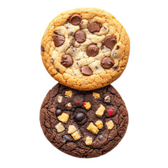 Cookies isolated on white background