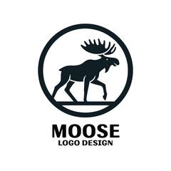 Moose Vector Logo Design