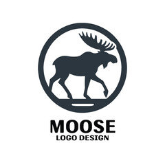 Moose Vector Logo Design