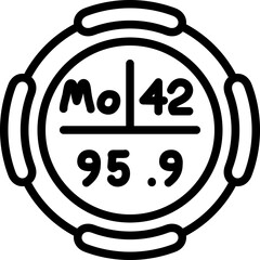 Molybdenum Icon