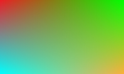 Colorful gradient background, smoothly transitioning between shades of red, green, blue, and yellow.