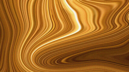 A warm golden abstract fluid texture with smooth flowing lines and a luxurious, metallic appearance.
