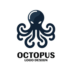 Octopus Vector Logo Design