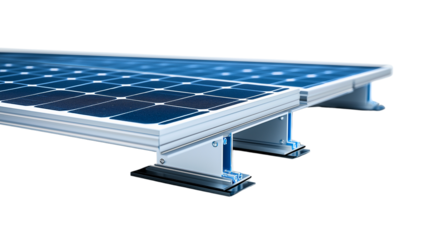 Solar panel on the table