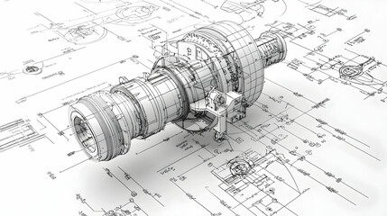 Technical Drawing Of Automotive Differential