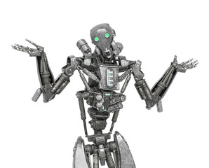 apocalypse cyborg do not know what to do