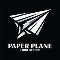 Paper Plane Vector Logo Design