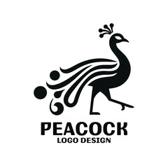 Peacock Vector Logo Design