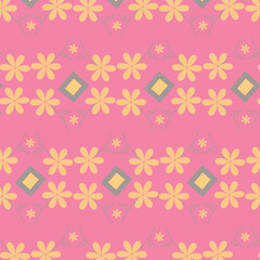seamless pattern with flowers