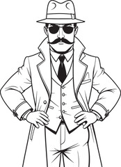 vector illustration of a man