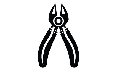 Pliers illustration design silhouette
