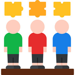Fototapeta premium Collaboration Icon