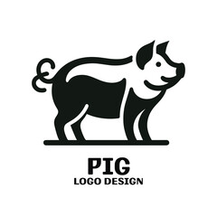 Pig Vector Logo Design