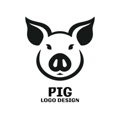 Pig Vector Logo Design