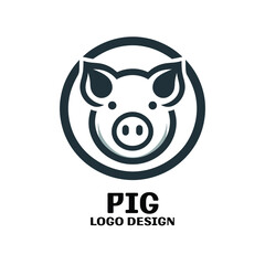 Pig Vector Logo Design