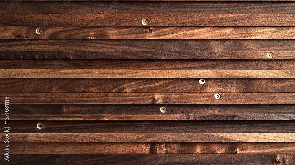 Poster horizontal brown wood planks, layered texture with subtle grain variation, showcasing natural wood p