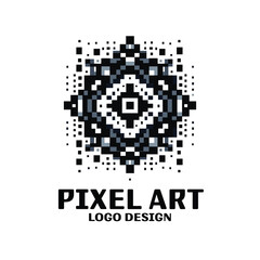 Pixel Art Vector Logo Design