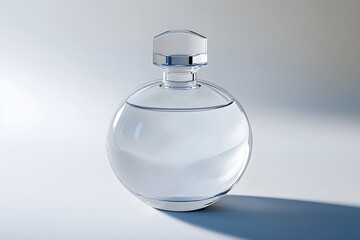 Detailed Luxury Perfume Bottle AI Art Isolated In Clean Background