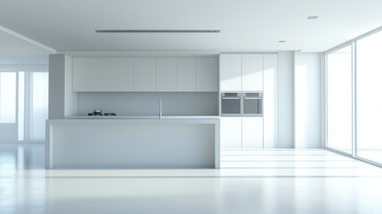 Sleek minimalist kitchen with modern design and natural light in a contemporary home ÐÐ²Ñ‚Ð¾Ñ€: Lazylizard