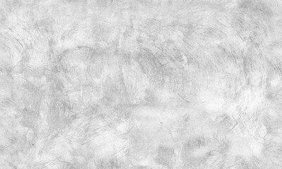White concrete wall with brush strokes pattern, seamless background