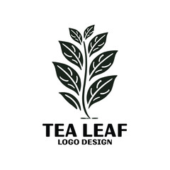 Tea Leaf  Vector Logo Design