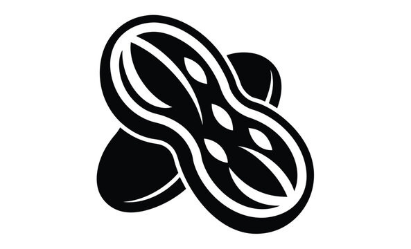 recommend clip art: Peanuts black icon silhouette, Peanuts black silhouette, Peanut clipart, Peanut icon 