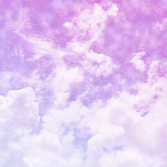 purple sky with clouds