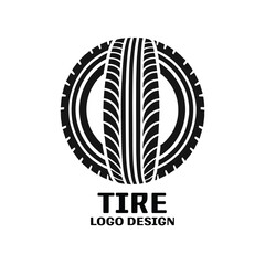 Tire Vector Logo Design