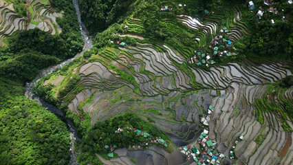 Batad Rice Terraces in Ifugao Philippines