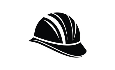 Construction hard hat silhouette, Construction Hard Hat Silhouette Vector, Engineer hard hat Safety Helmet, Safety helmet icon 