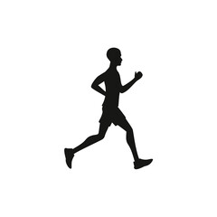 running man silhouette