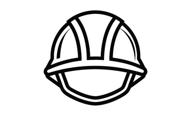 Construction hard hat silhouette, Construction Hard Hat Silhouette Vector, Engineer hard hat Safety Helmet, Safety helmet icon 