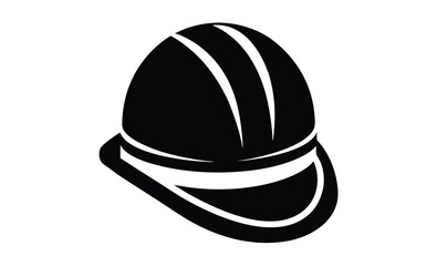 Construction hard hat silhouette, Construction Hard Hat Silhouette Vector, Engineer hard hat Safety Helmet, Safety helmet icon 
