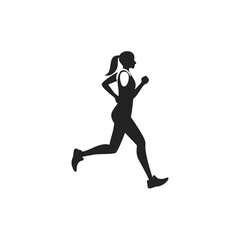 running man silhouette