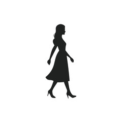 silhouette of a girl