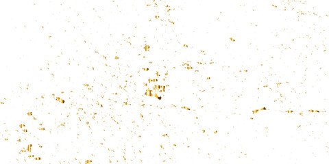 Luxury golden confetti glitter and zigzag ribbon falling down on transparent background. Holyday, festive and celebration background. Vector illustration.