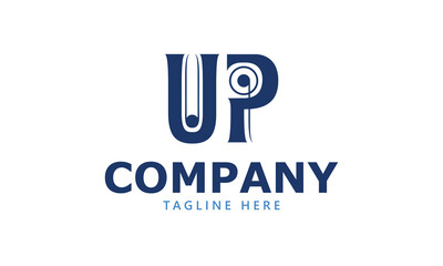 UP U up initial logo | initial based abstract modern minimal creative logo, vector template image. luxury logotype logo, real estate homie logo. typography logo. initials logo