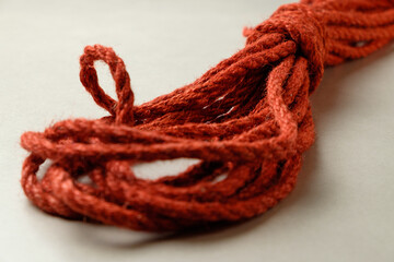 Crafting with natural jute rope for a stunning shibari experience