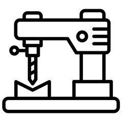 Milling Machine Icon