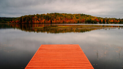 beautiful fall color at Algonquin Provincial Park