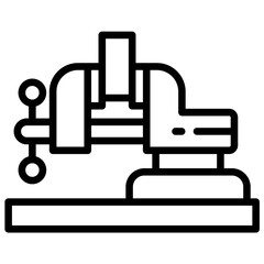Obraz premium Vise Icon